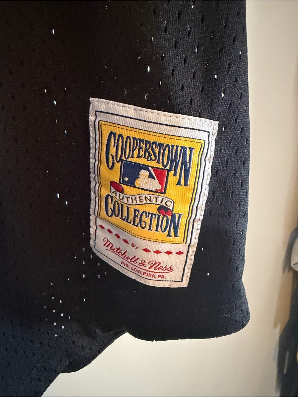 Mitchell & Ness Black Arizona Diamondbacks Script Jersey - Picture 2 of 5